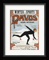 Davos Winter Sports 1907 Fine Art Print