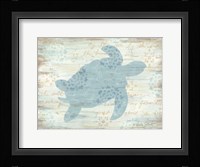 Ocean Turtle Framed Print