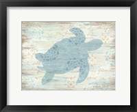 Ocean Turtle Framed Print