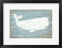 Ocean Whale Framed Print