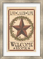 Welcome Home Barn Star Fine Art Print