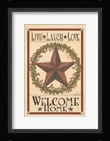 Welcome Home Barn Star Fine Art Print