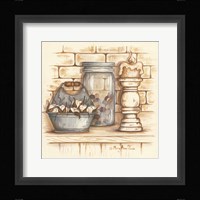 Cotton Balls and Berries Fine Art Print