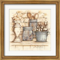 Jars and Wooden Spoons Fine Art Print