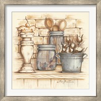 Jars and Wooden Spoons Fine Art Print