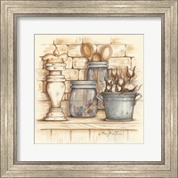 Jars and Wooden Spoons Fine Art Print