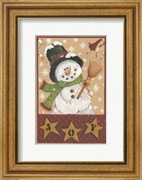 A Snowman's Joy Fine Art Print