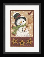 A Snowman's Joy Fine Art Print