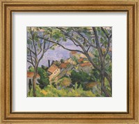 View of L'Estaque Through the Trees Fine Art Print