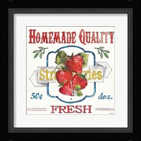 Fruit Stand V Framed Print