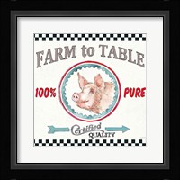Farm Signs IV Framed Print