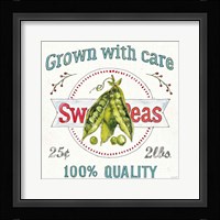 Veggie Market IV Framed Print