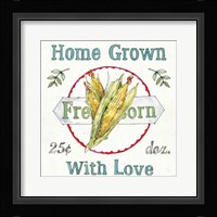 Veggie Market III Framed Print