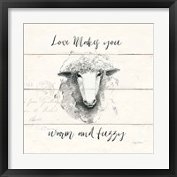 Life at Home VIII Shiplap Framed Print