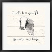 Life at Home VI Shiplap Framed Print