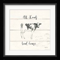 Life at Home III Shiplap Framed Print