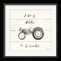Life at Home II Shiplap Framed Print