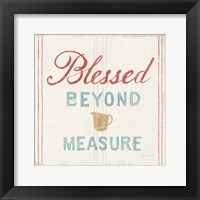 Floursack Kitchen VI Bold Framed Print