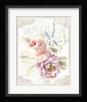 Cottage Garden V on wood Framed Print