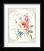 Cottage Garden III on wood Framed Print