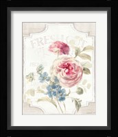 Cottage Garden II on wood Framed Print