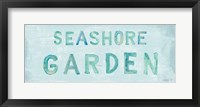 Seashore Garden Sign Fine Art Print