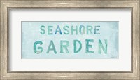Seashore Garden Sign Fine Art Print
