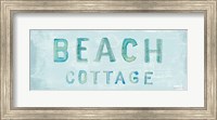 Beach Cottage Sign Fine Art Print