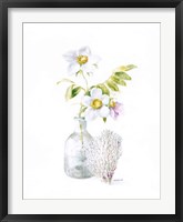 Beach Flowers II Framed Print