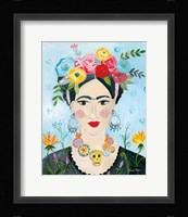 Homage to Frida II Framed Print