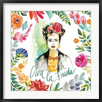 Fridas Flower Fancy I Fine Art Print