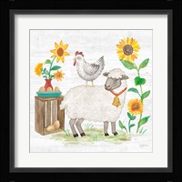 Farm Market V Framed Print