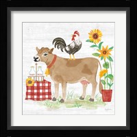 Farm Market II Framed Print