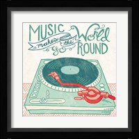 Retro Record Player Fine Art Print