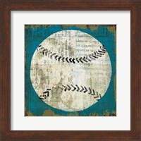 Ball I on Blue Fine Art Print