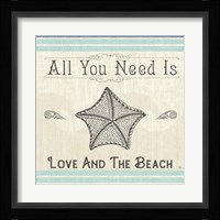 Coastal Farmhouse III Framed Print