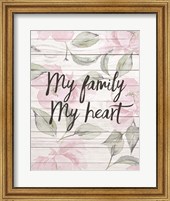 My Family - Floral 2 Fine Art Print