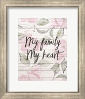 My Family - Floral 2 Fine Art Print