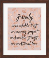 Family Unbreakable Trust - Pink Fine Art Print