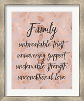 Family Unbreakable Trust - Pink Fine Art Print