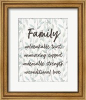 Family Unbreakable Trust - Leaves Fine Art Print