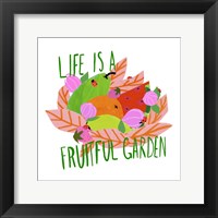 Fruitful Garden I Framed Print