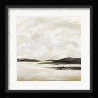 Cloudy Coast II Framed Print
