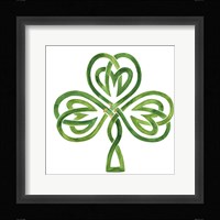 Gilded Shamrock III Framed Print