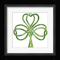 Gilded Shamrock IV Framed Print