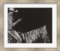 Cowboy Scratchboard II Fine Art Print
