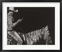Cowboy Scratchboard II Fine Art Print
