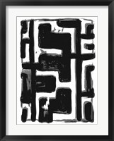 African Textile Woodcut III Fine Art Print