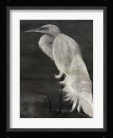 Textured Egret I Fine Art Print