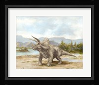 Dinosaur Illustration II Framed Print